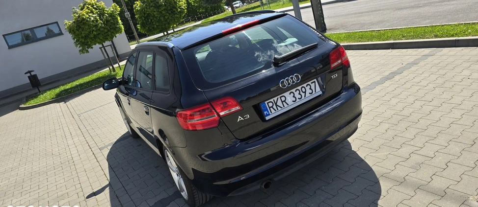 Audi A3 cena 33000 przebieg: 201500, rok produkcji 2010 z Debrzno małe 407